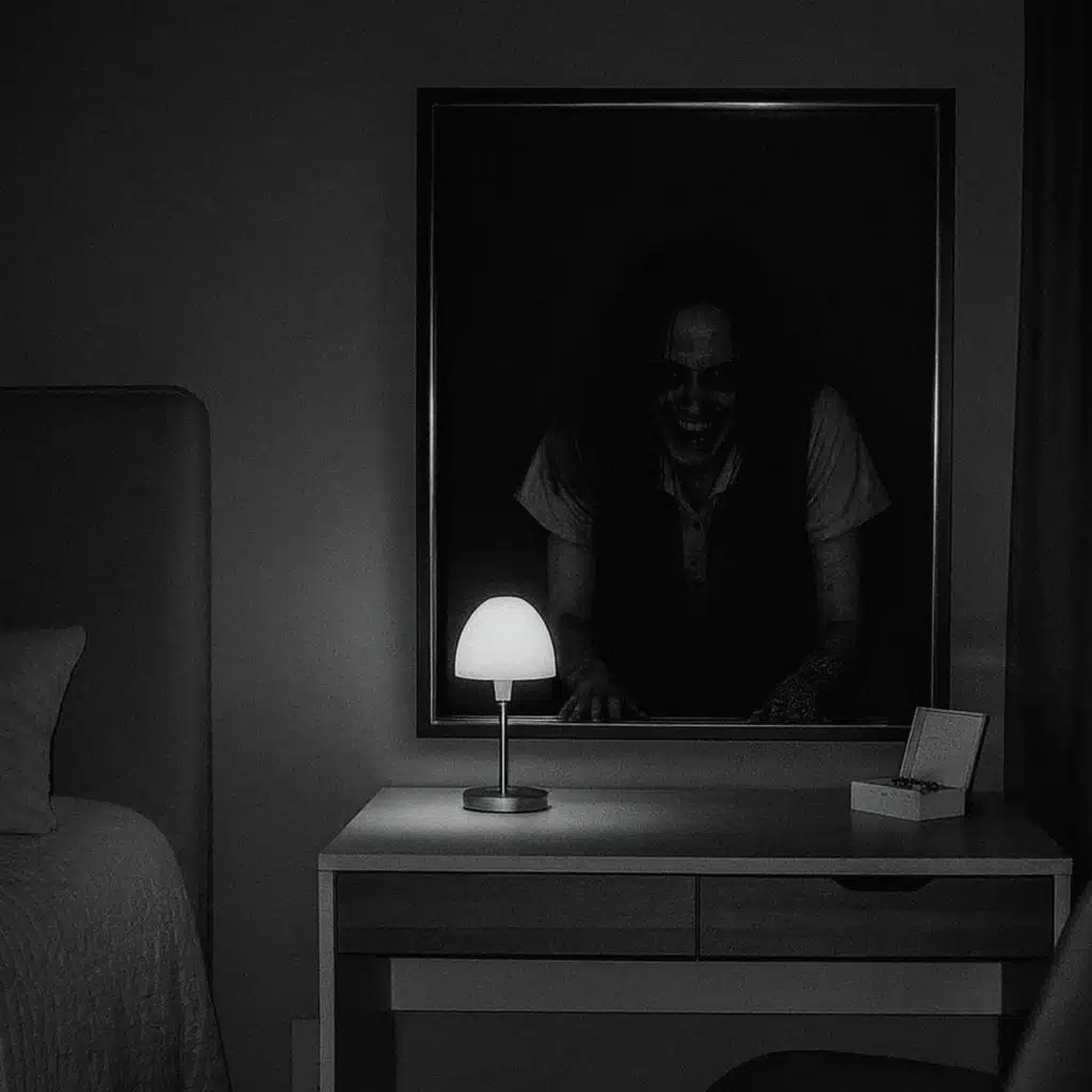 Algo se asoma en mi espejo (historias de horror paranormal)