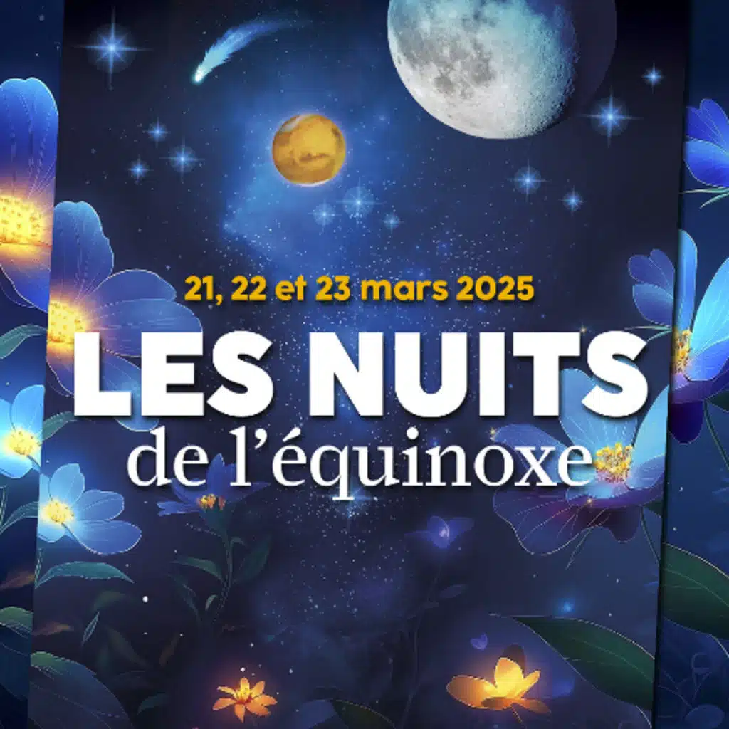 Les Nuits de l'Équinoxe : le ciel des 21 au 23 mars 2025