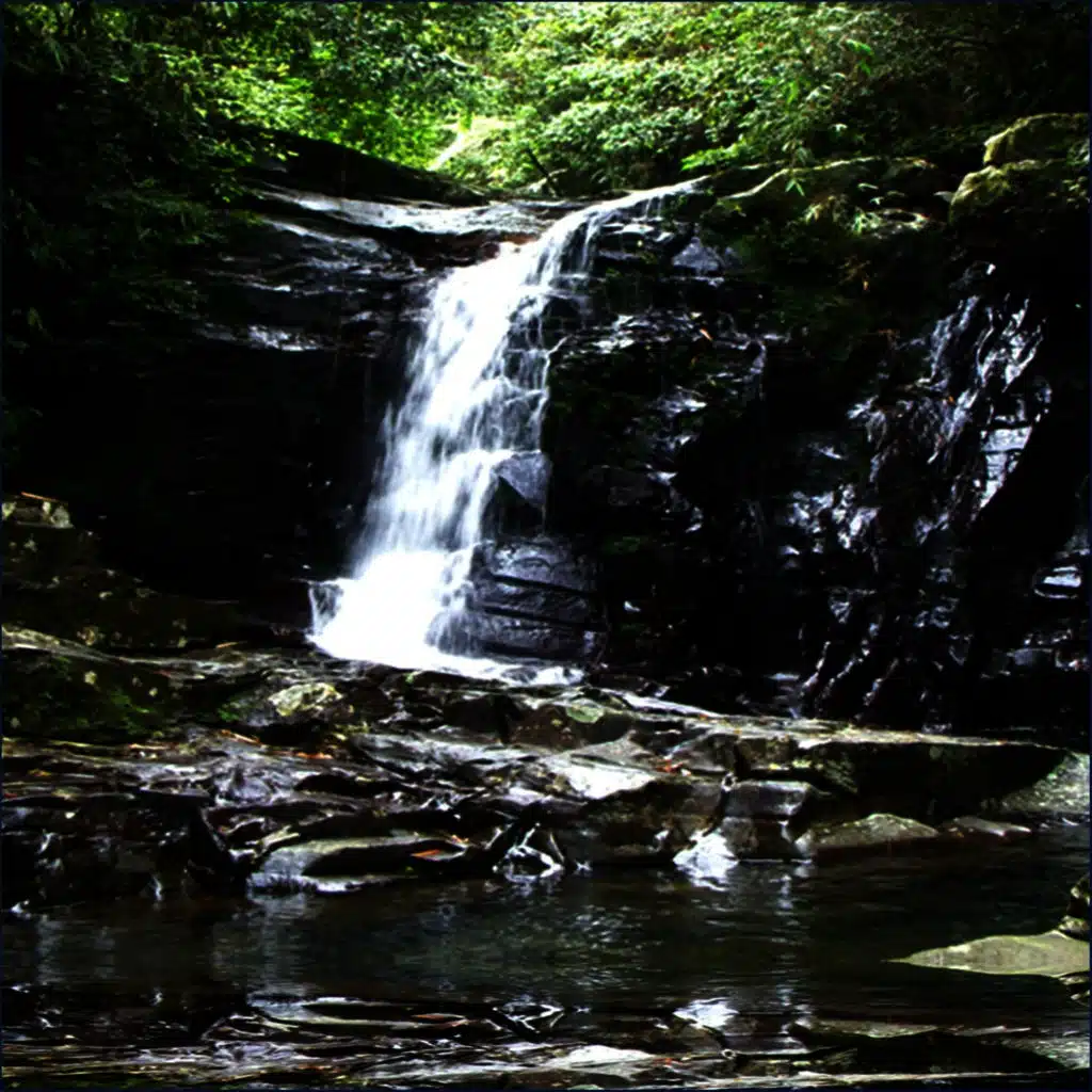 Soothing Waterfalls Background