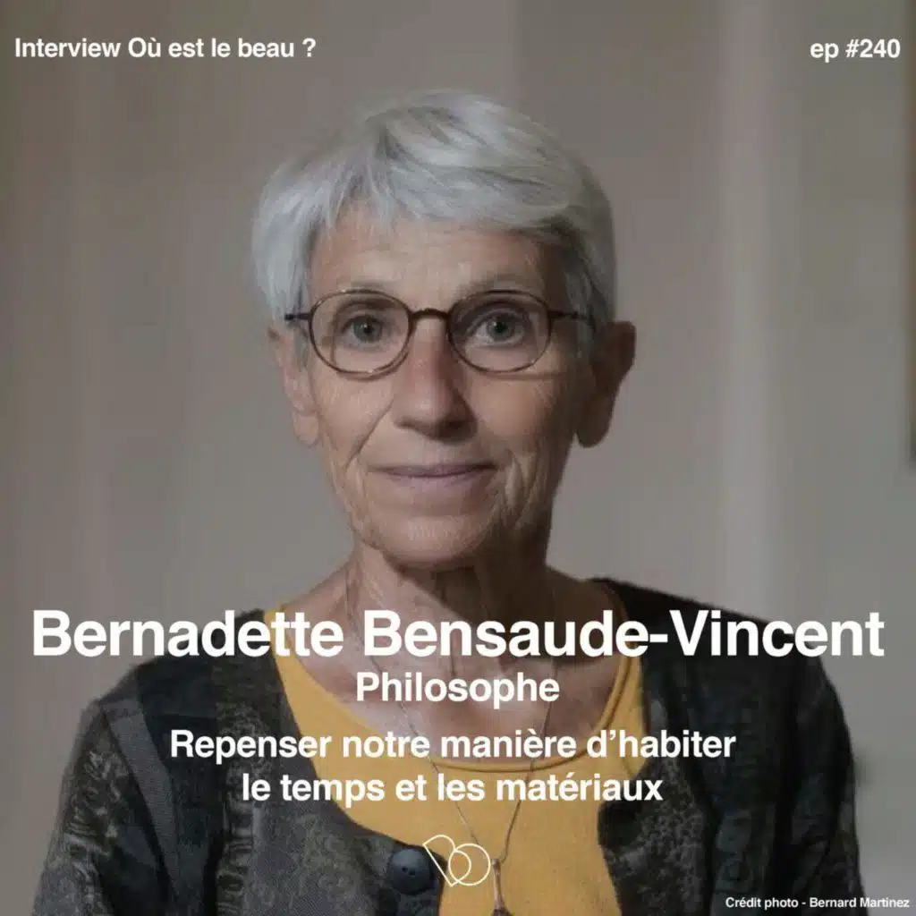 #240 - Repenser notre manière d’habiter le temps et les matériaux avec Bernadette Bensaude Vincent, Philosophe des matériaux