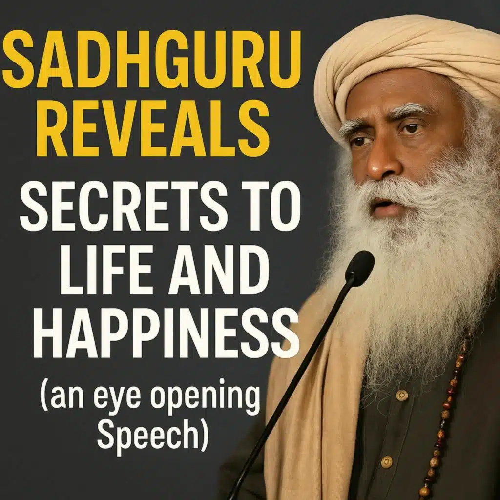 Sadhguru Reveals SECRETS TO LIFE AND HAPPINESS (an eye opening Speech)