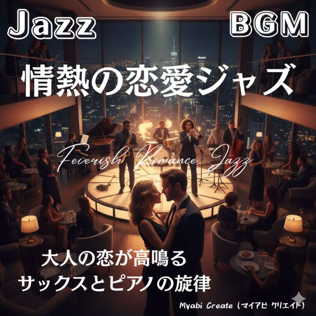 情熱の恋愛ジャズ BGM - 大人の恋が高鳴るサックスとピアノの旋律 作業用 勉強用 店舗用 Jazz