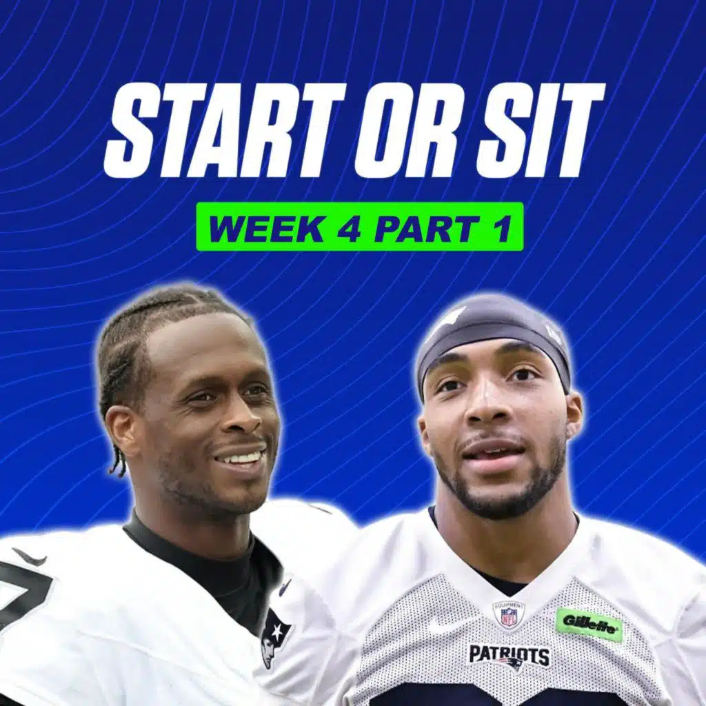 Start or Sit (AFC): Start Your Raiders? Sit Most Bengals? TreVeyon Henderson Breakout? (09/25 Fantasy Football Podcast)