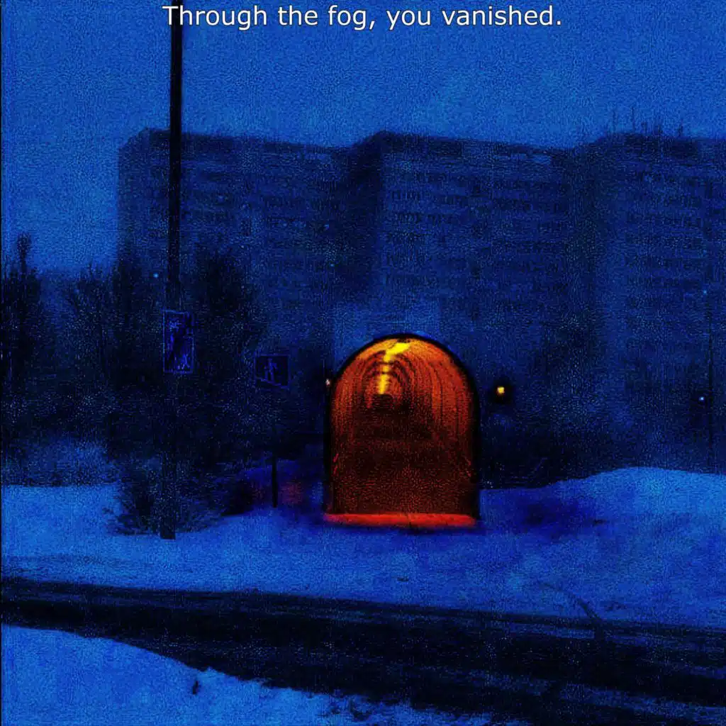 Through the fog, you vanished.