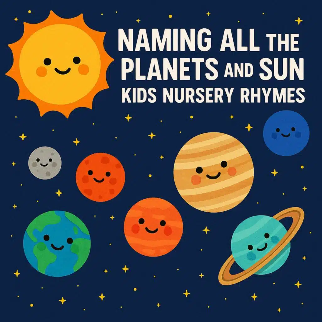 Naming all the Planets and sun Kids Nursery Rhymes