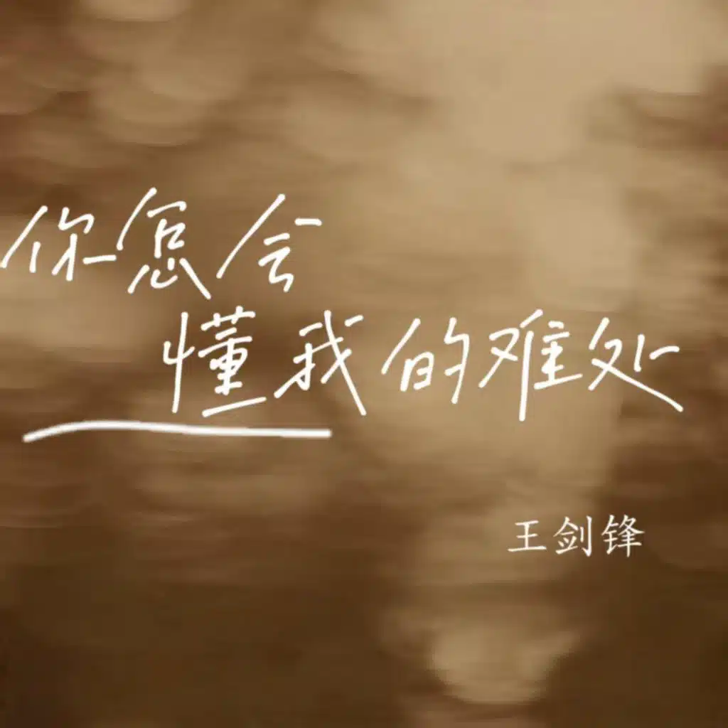 你怎会懂我的难处