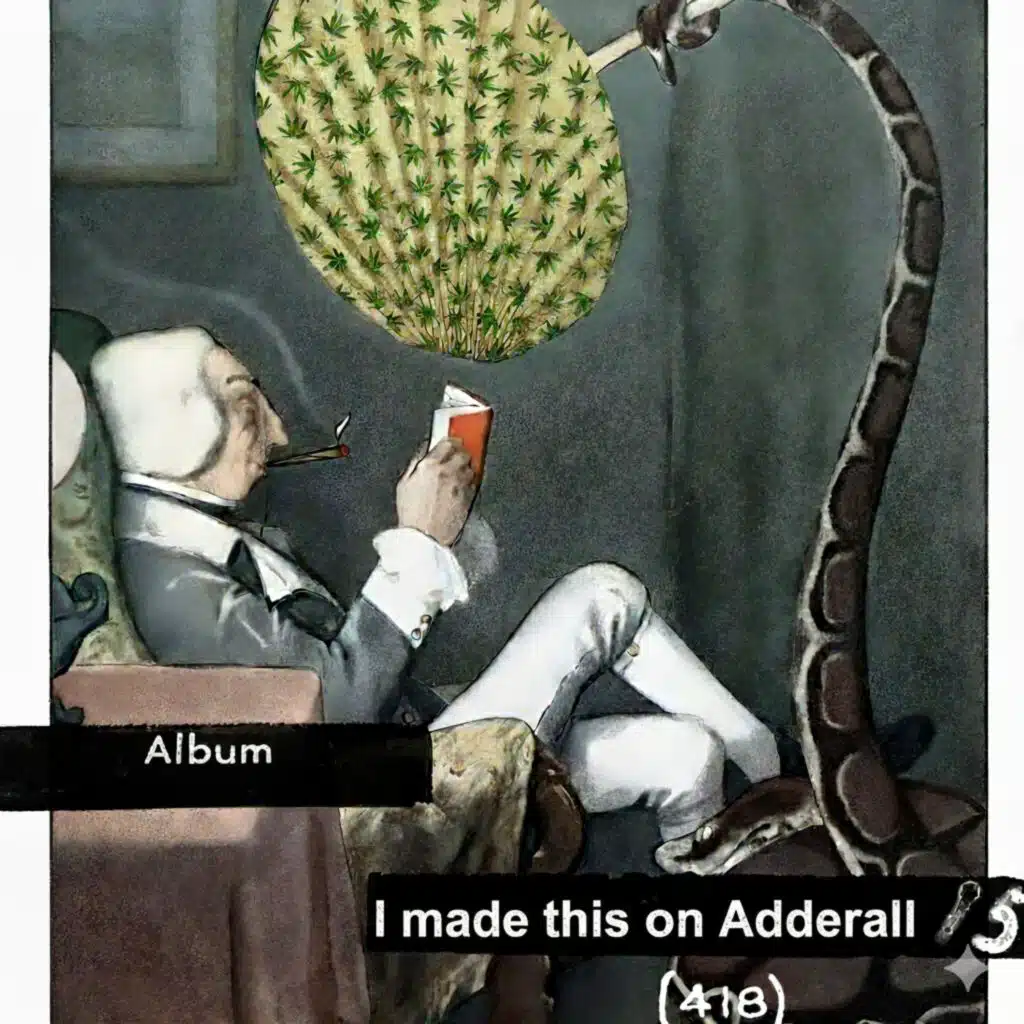 I made this on Adderall