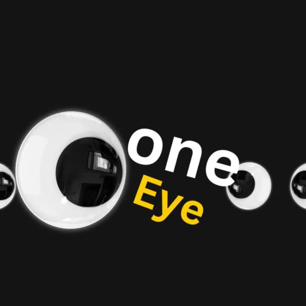 one eye