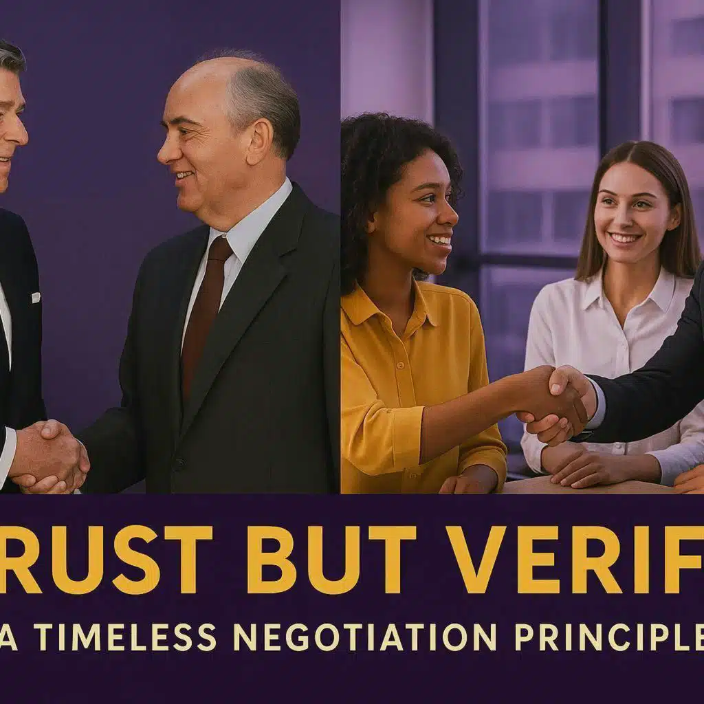 “Trust but Verify in Negotiation: The Secret to Stronger, Safer Deals”