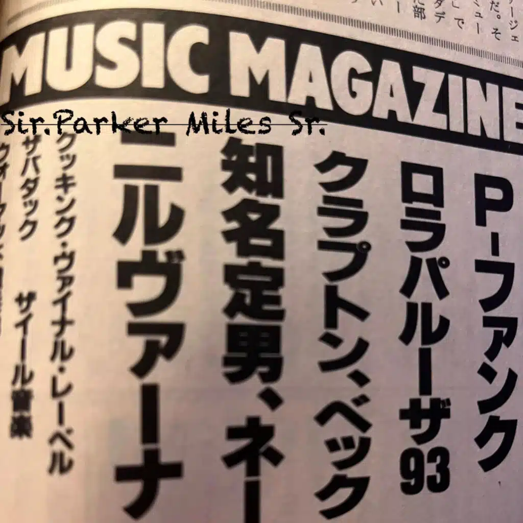 Sir. Parker Miles Sr.