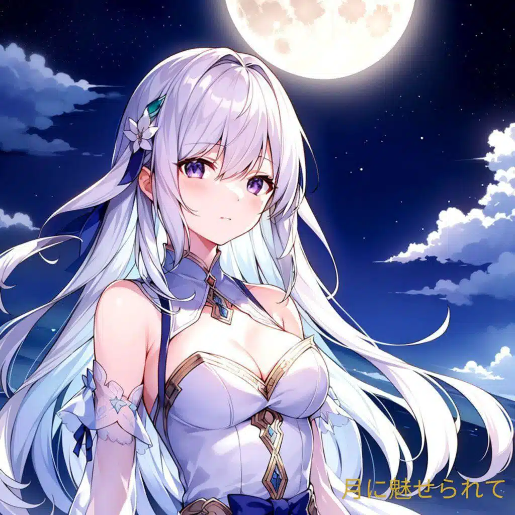 月に魅せられて