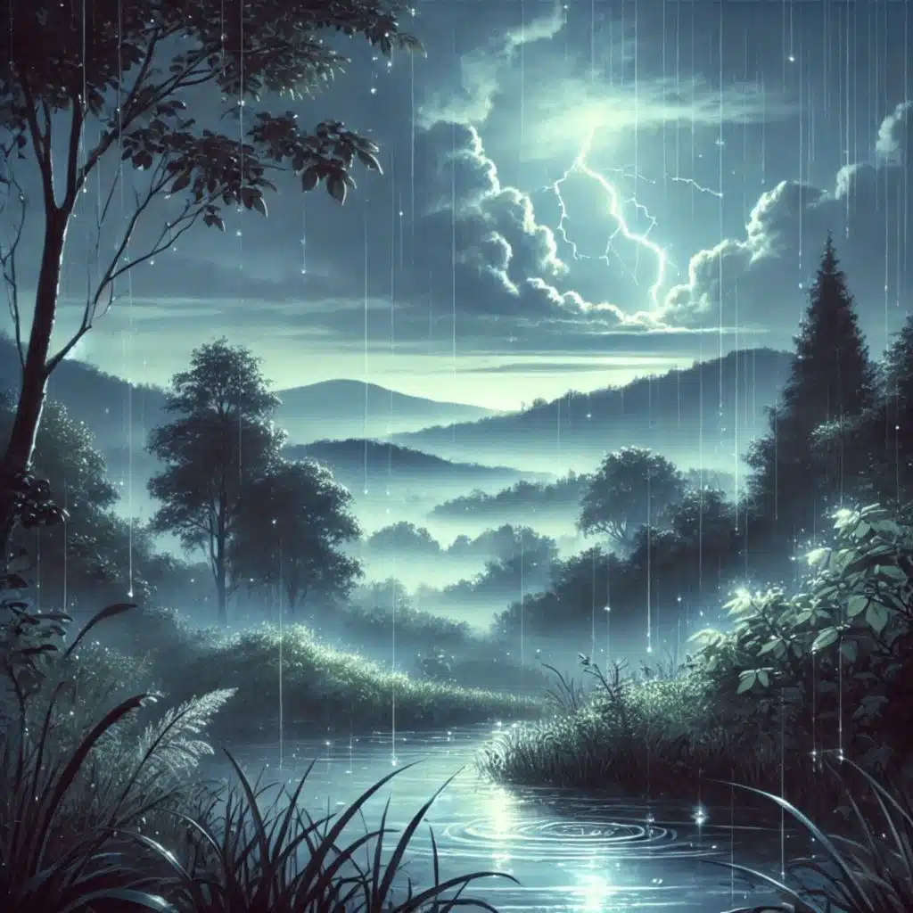 ️ Le murmure réconfortant de l'ORAGE et de la PLUIE