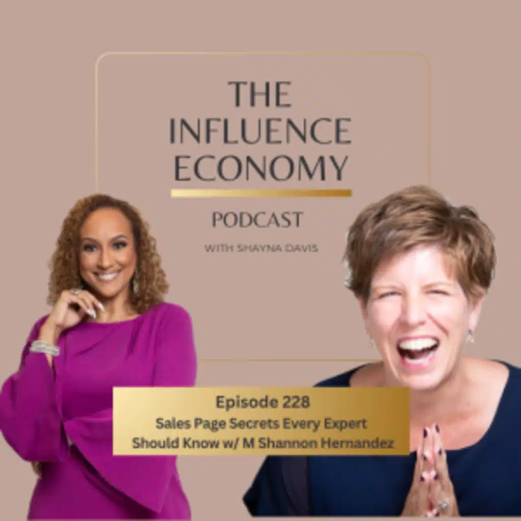 Sales Page Secrets Every Expert Should Know w/ M Shannon Hernandez
