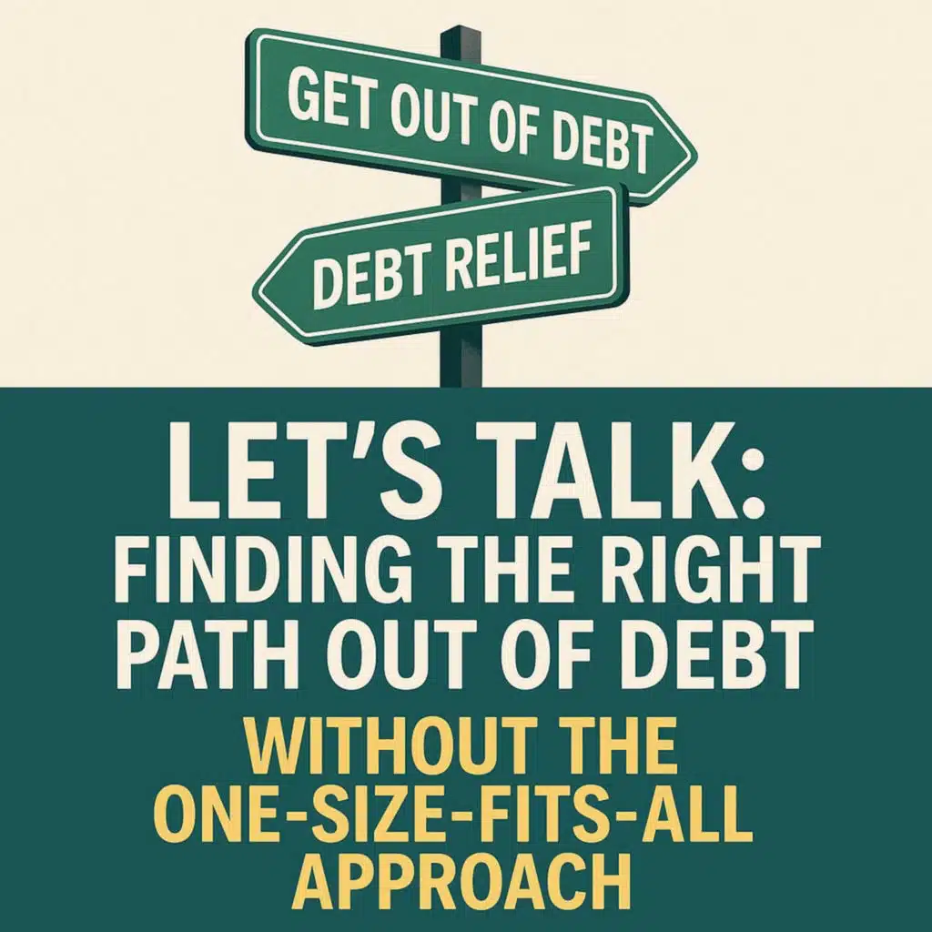Let’s Talk: Finding the Right Path Out of Debt — Without the One-Size-Fits-All Approach