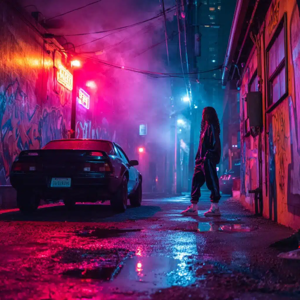 都会の裏路地で響き渡るPhonk