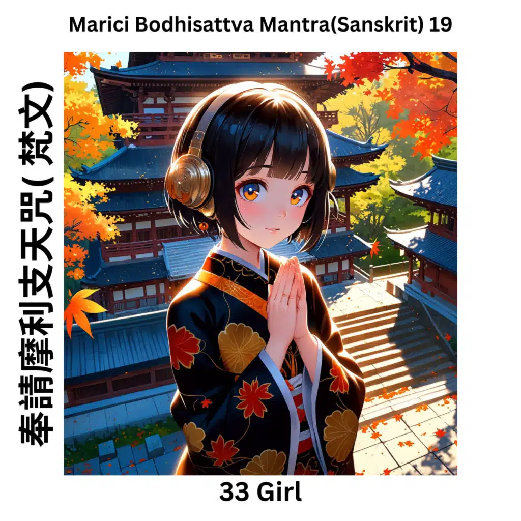 Marici Bodhisattva Mantra(Sanskrit) 19 奉請摩利支天咒(梵文)
