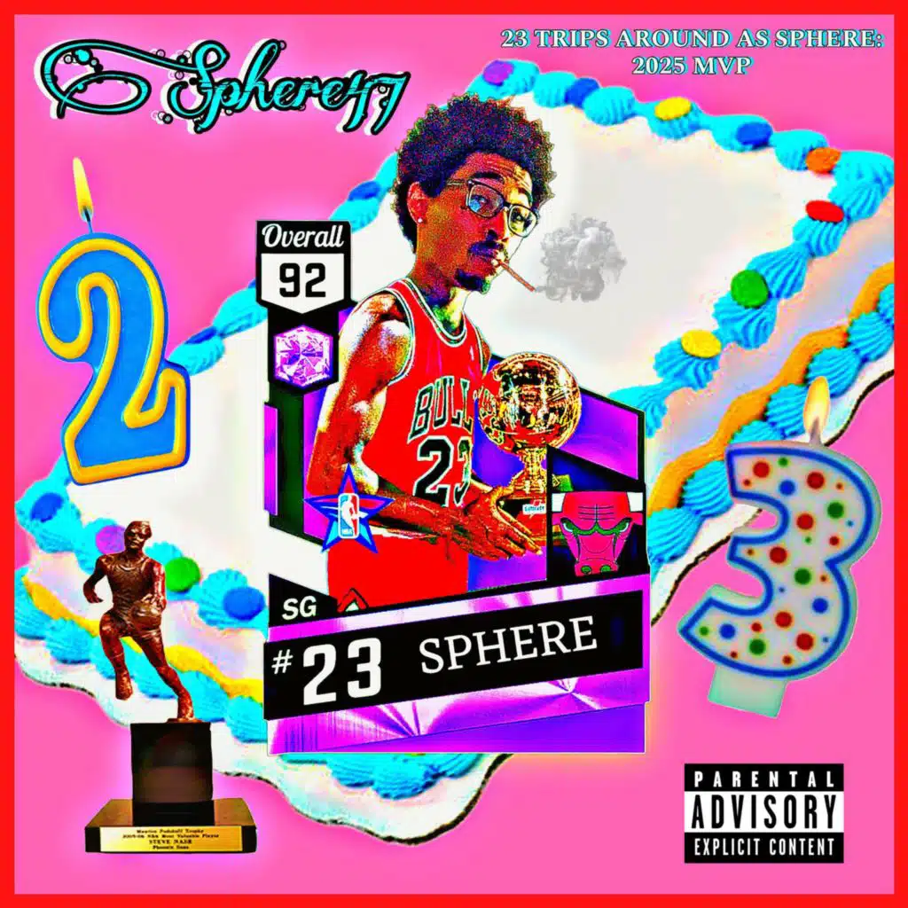 23 TRIPS AROUND AS SPHERE