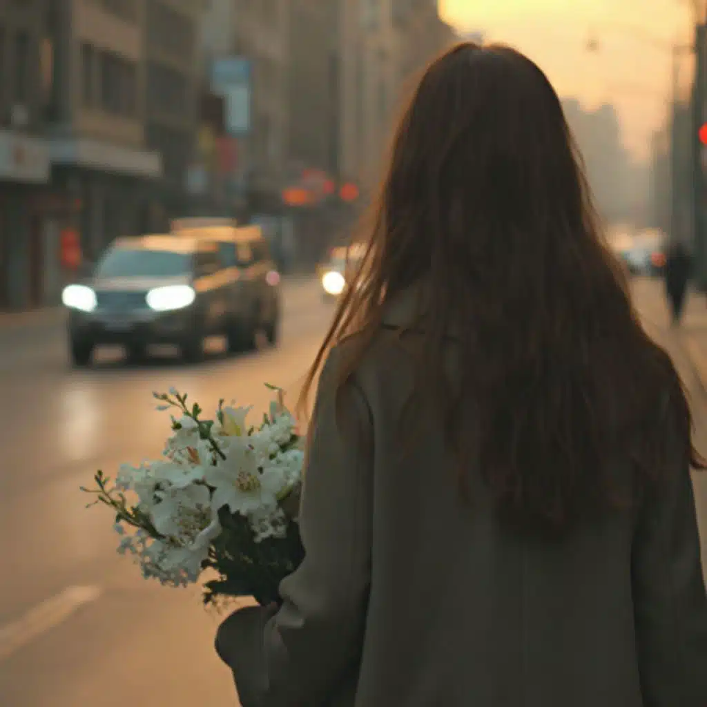 Букет лилий белых