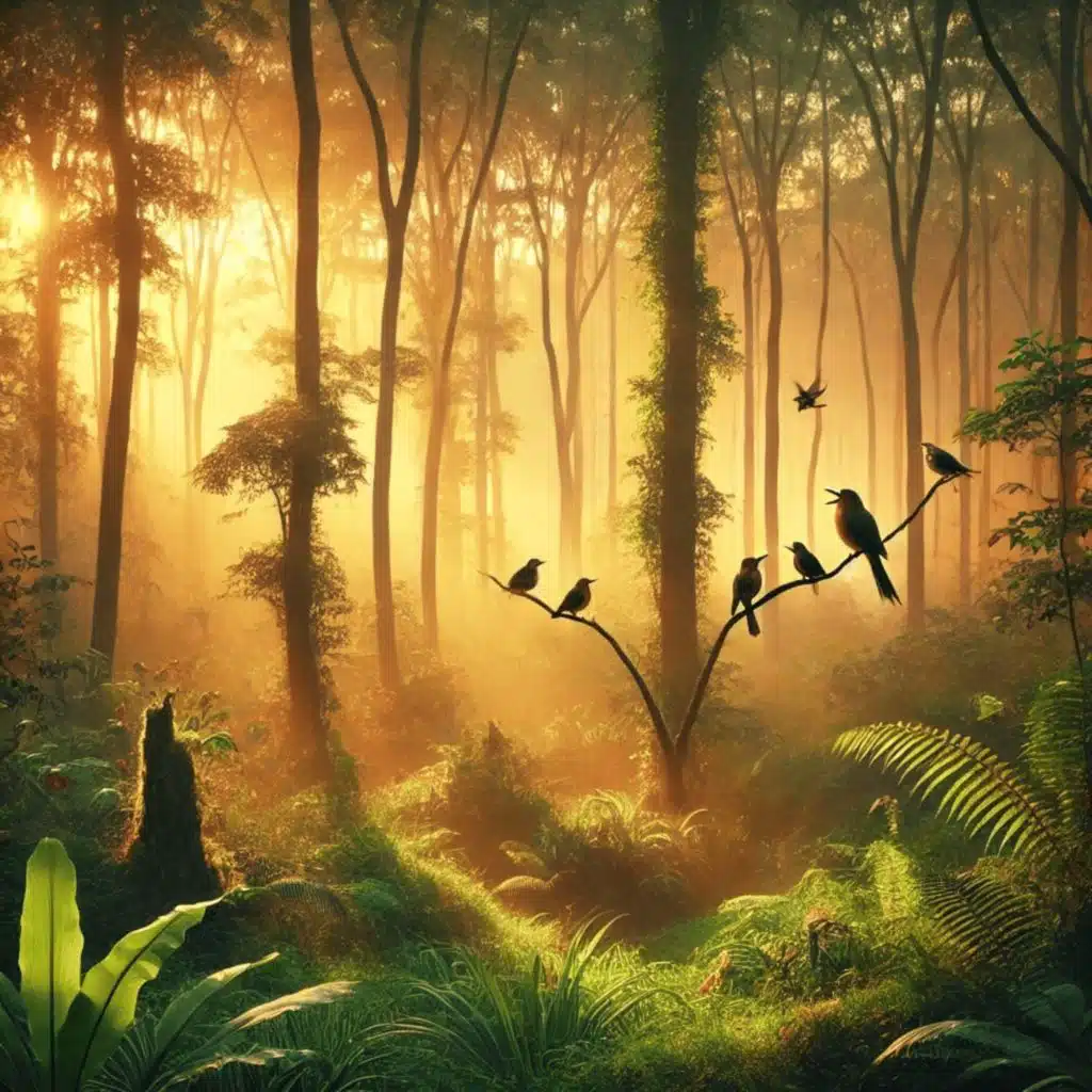 Le chant des OISEAUX en forêt pour une nuit paisible