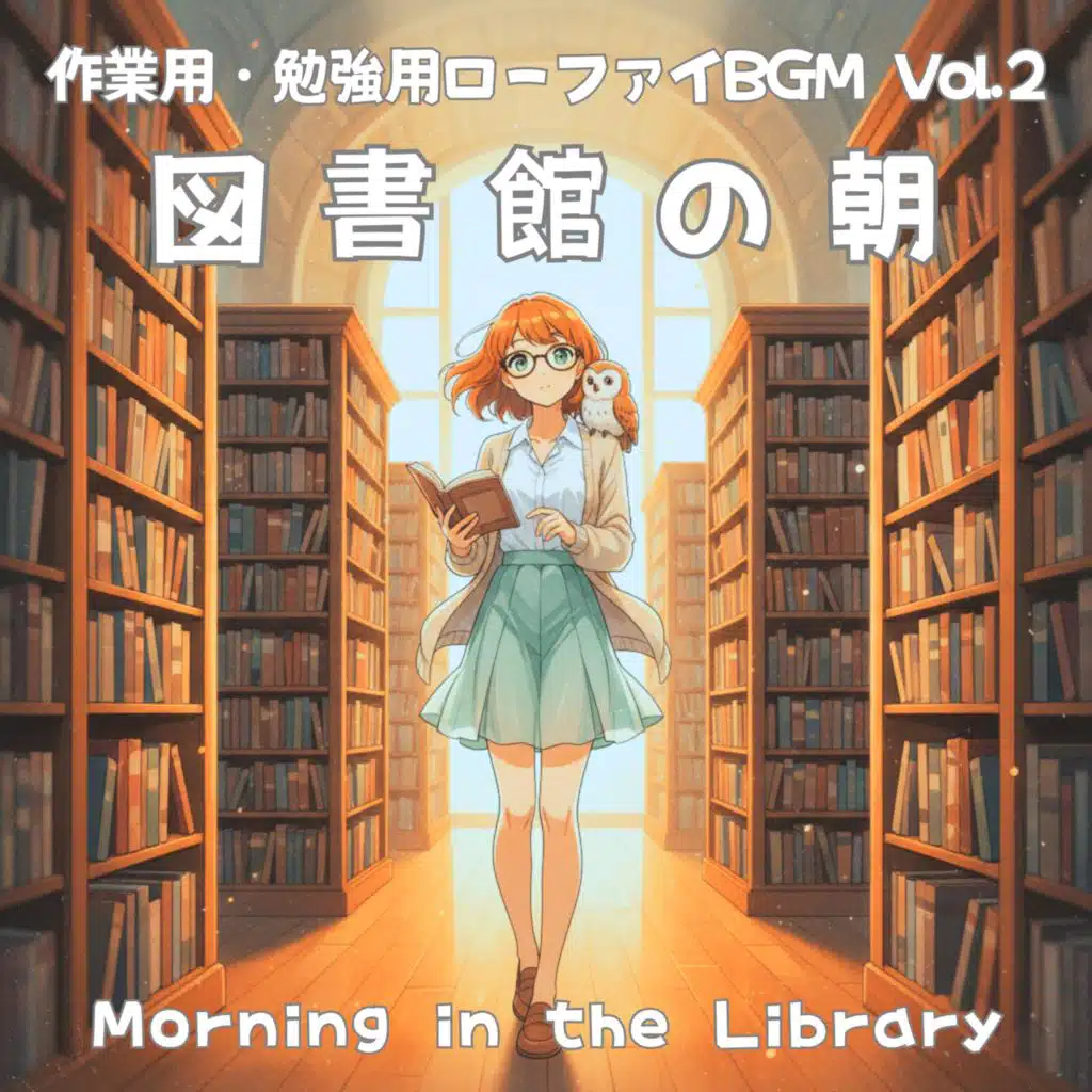 作業用・勉強用ローファイBGM Vol.2 ― 図書館の朝：Morning in the Library
