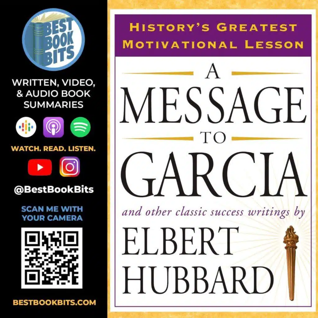 A Message to Garcia by Elbert Hubbard | Book Summary