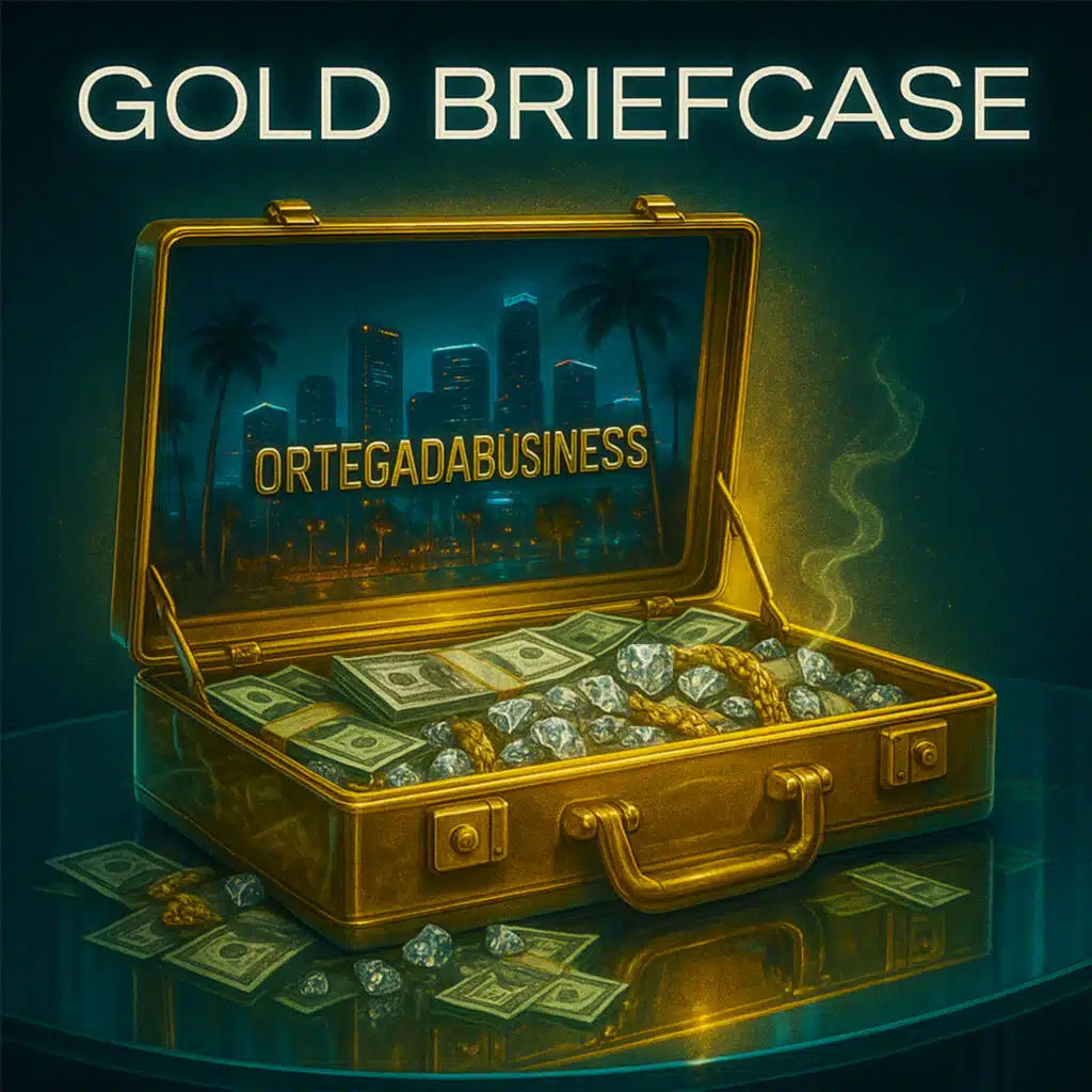 Gold Briefcase