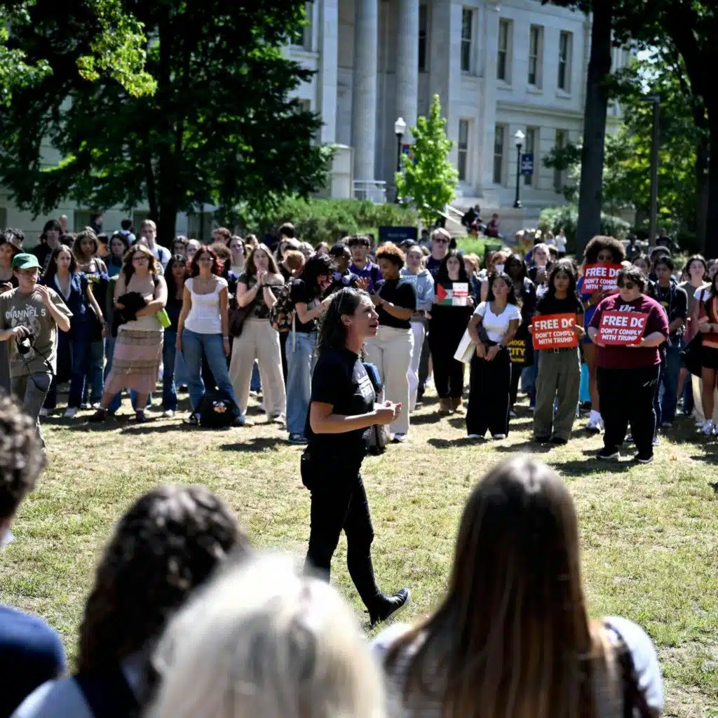 The campus resistance