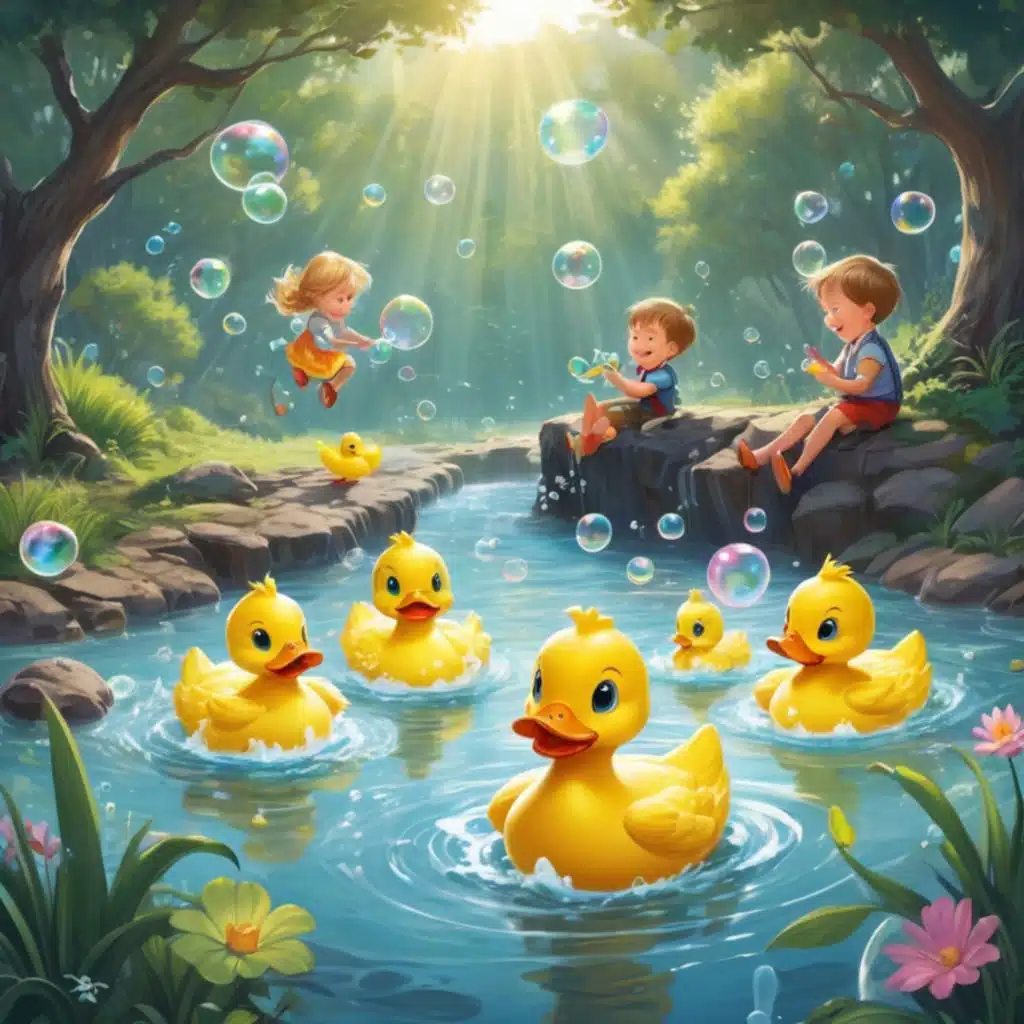 splish splash Rubber ducky floats