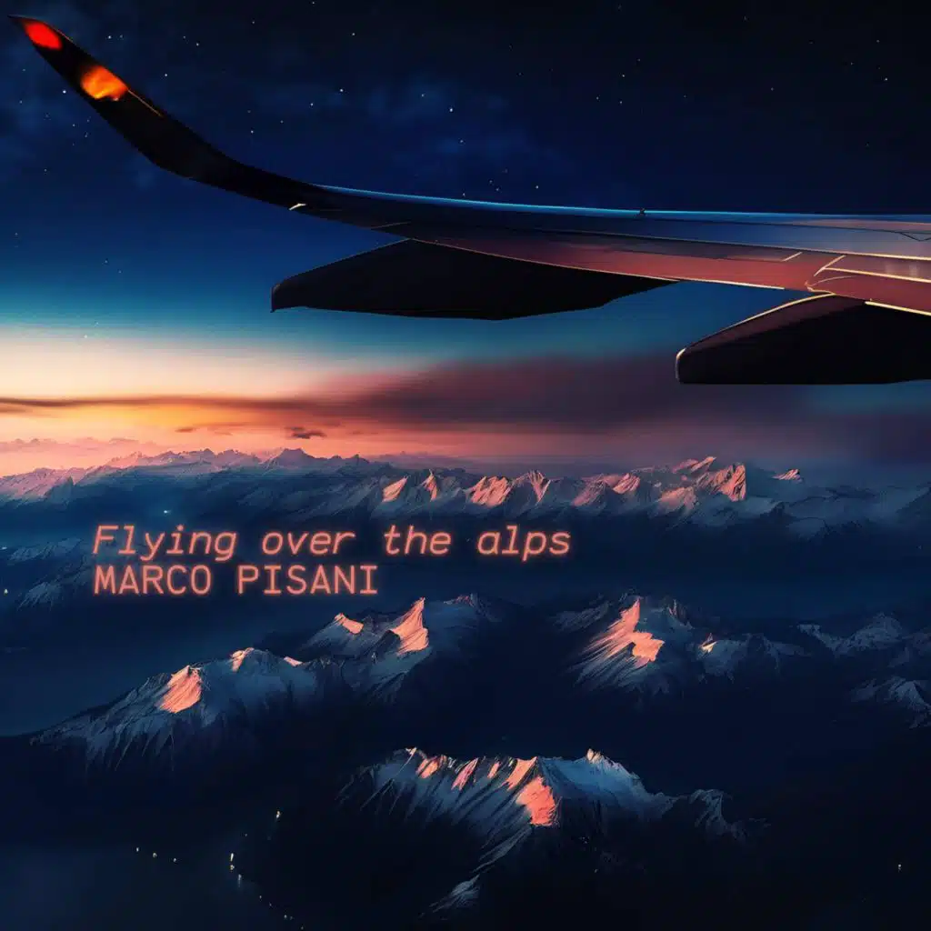 Flying over the alps