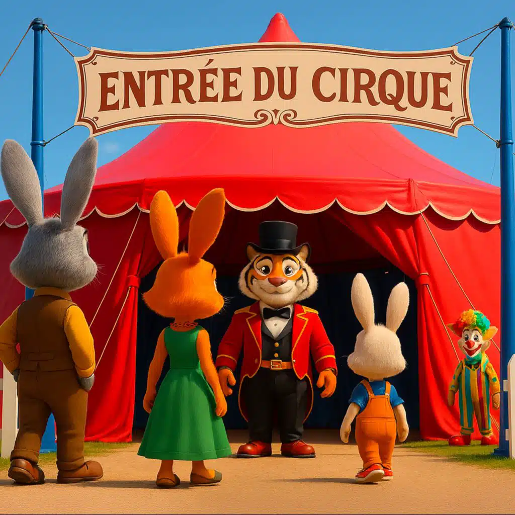 Petit Lapin va au cirque
