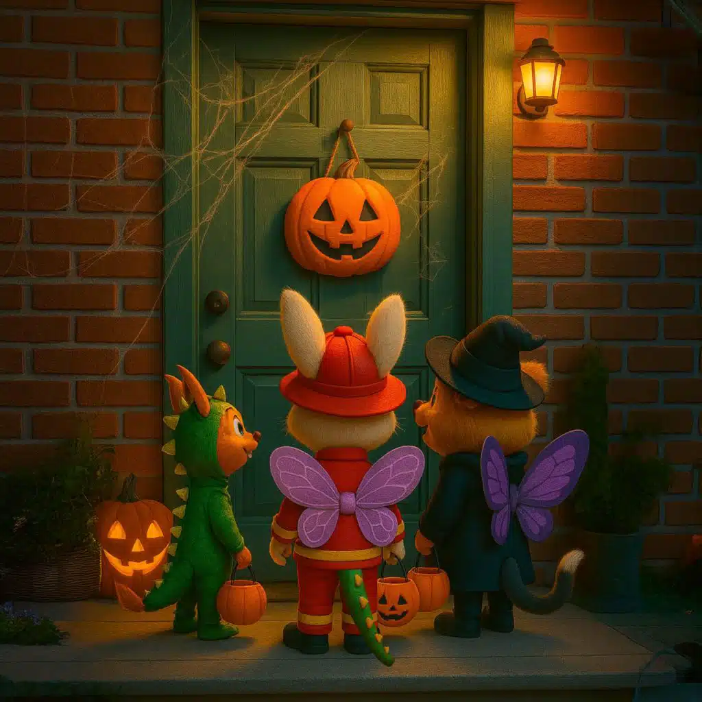 Petit Lapin se déguise pour Halloween