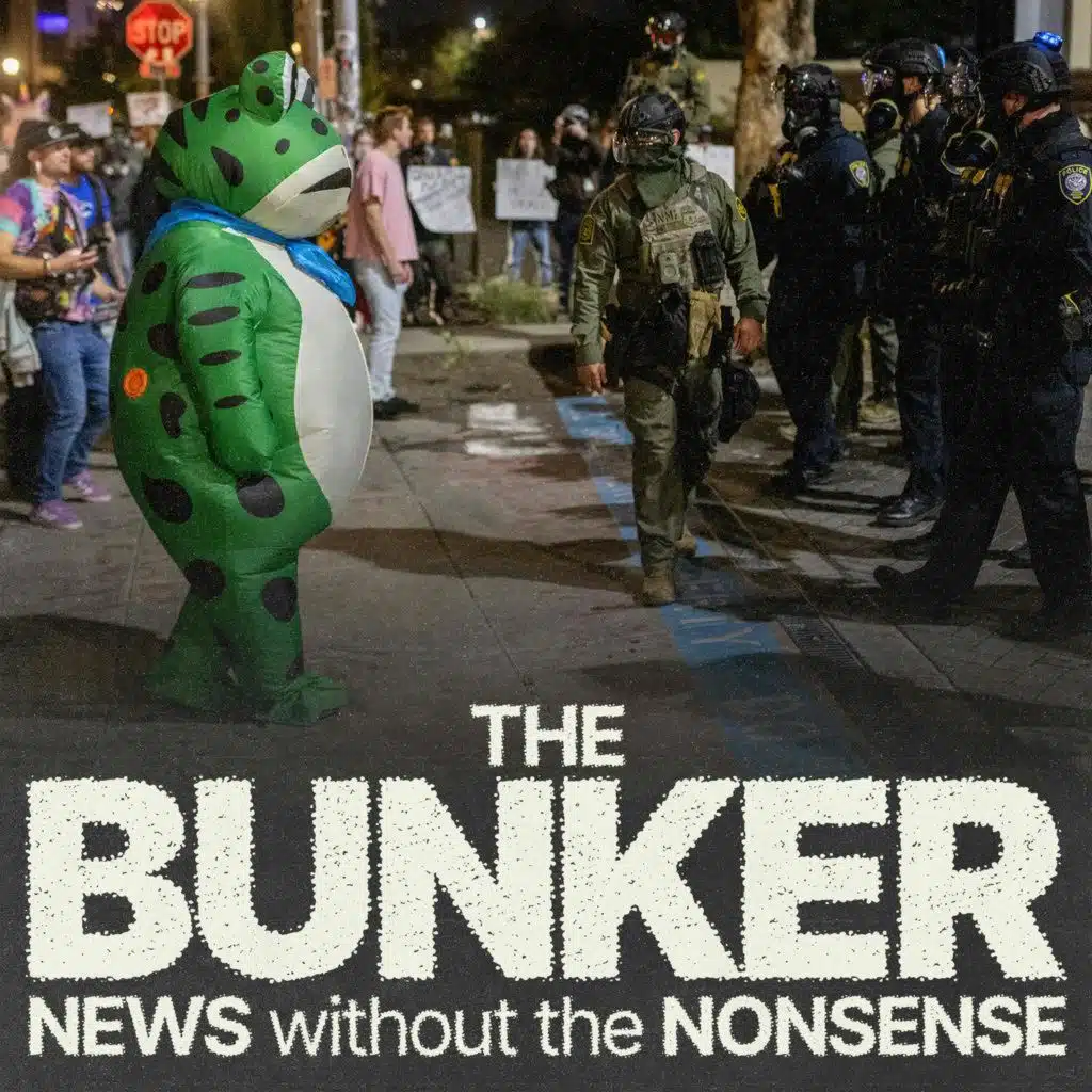 Gaza, China spies and Portland’s Plague Of Frogs – Start Your Week with Ros Taylor and Gavin Esler