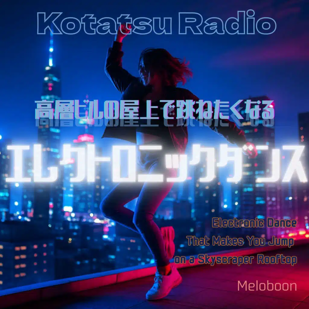 高層ビルの屋上で跳ねたくなるエレクトロニックダンス