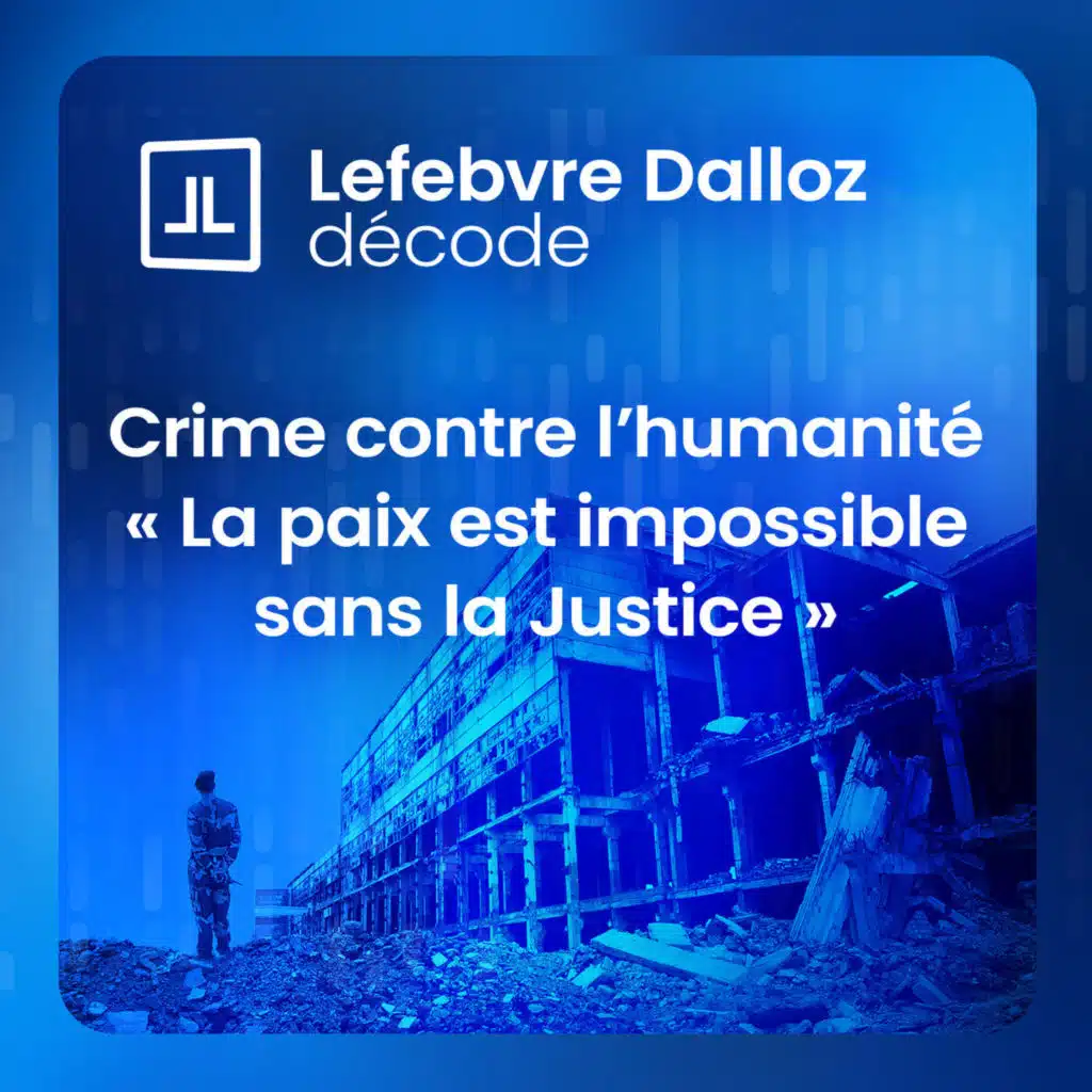 La paix est impossible sans la Justice