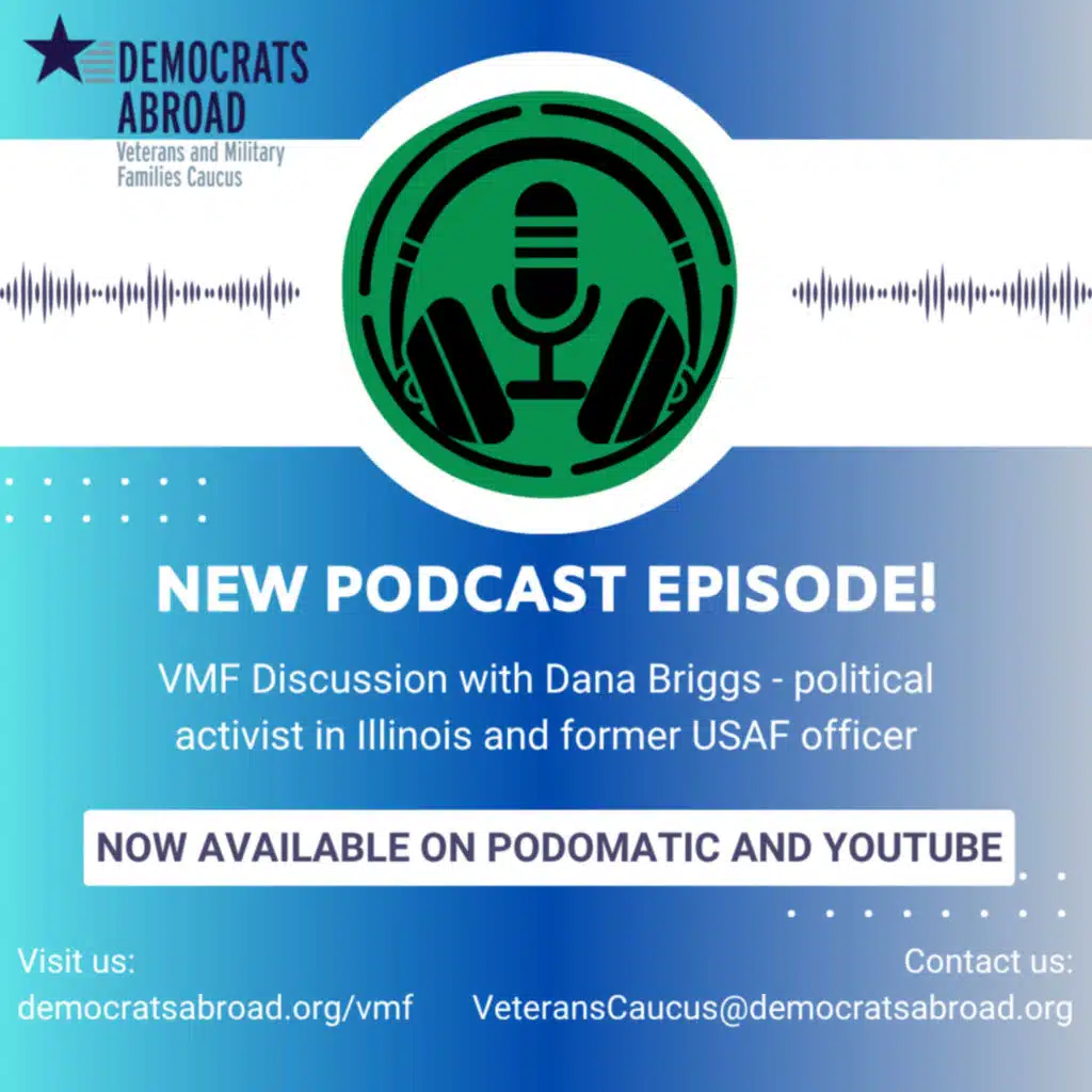 New Podcast Episode: VMF Hears the Latest From Chicago with Air Force Veteran and Long-Time Activist Dana Briggs