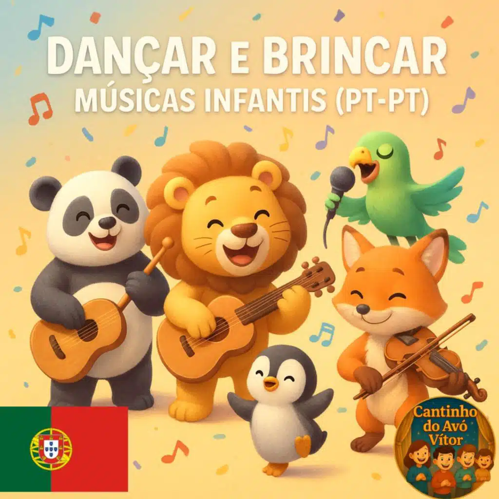 Dança com o Pintainho Amarelinho — Música Infantil para Mexer e Cantar em Português de Portugal (PT-PT)