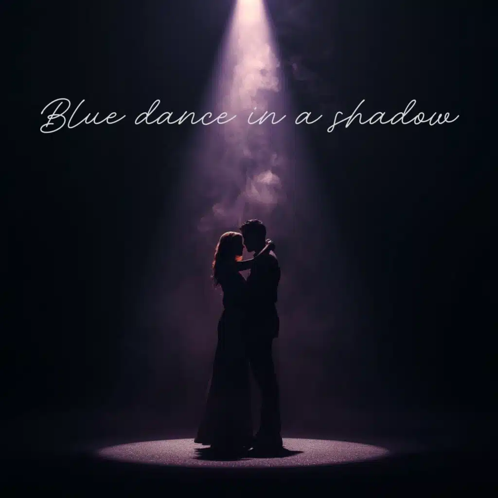 Blue dance in a shadow