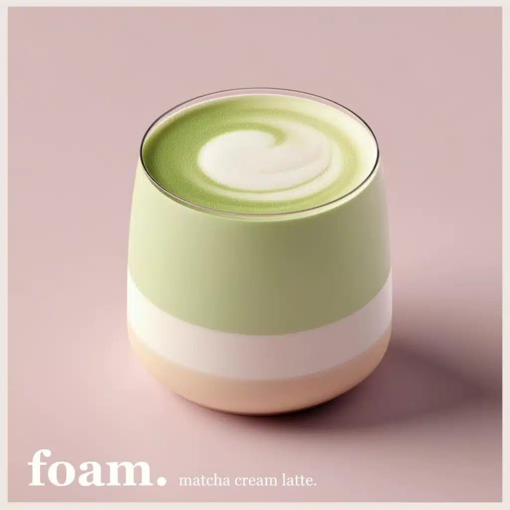 matcha cream latte.