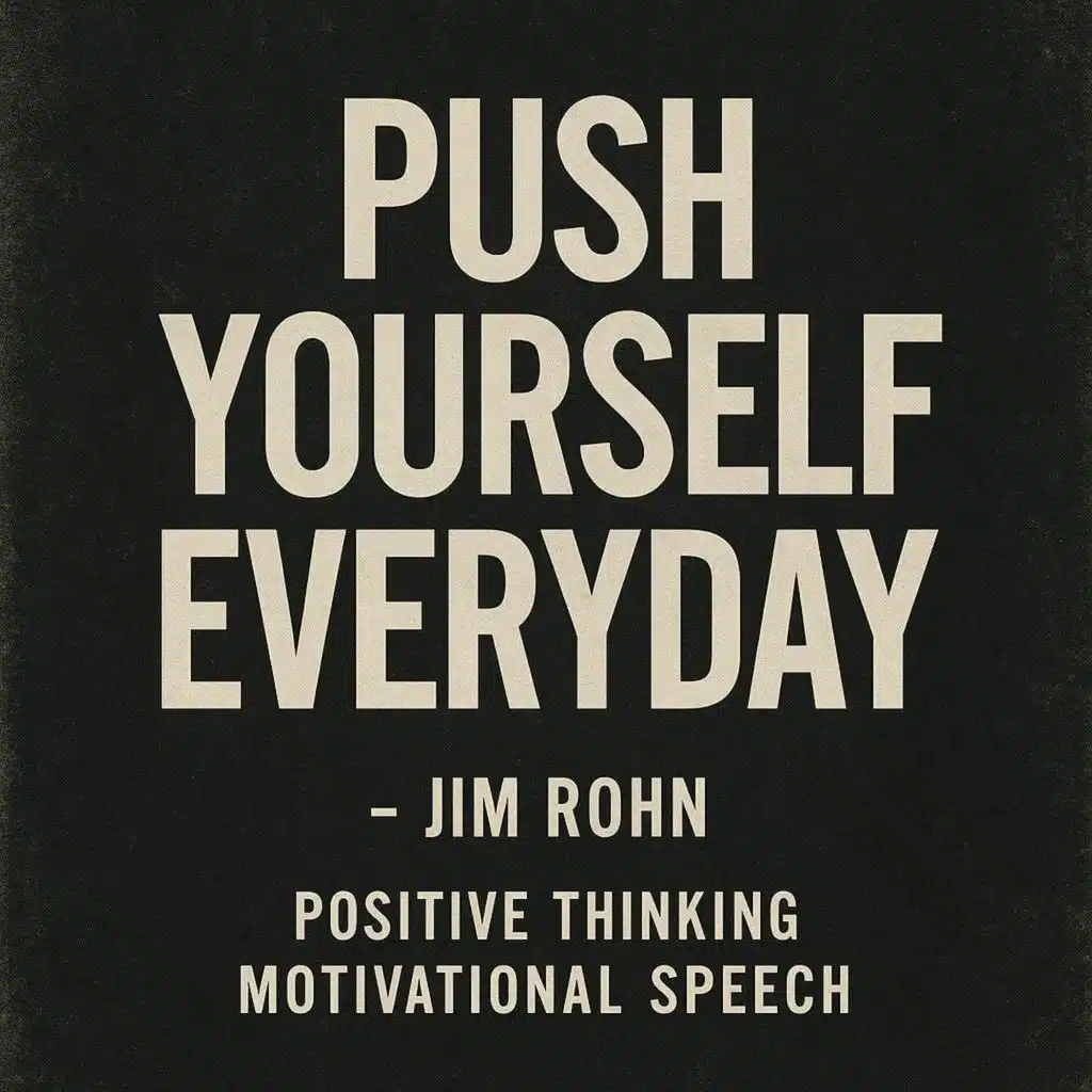 PUSH YOURSELF EVERYDAY – Jim Rohn Positive Thinking Motivational Speech