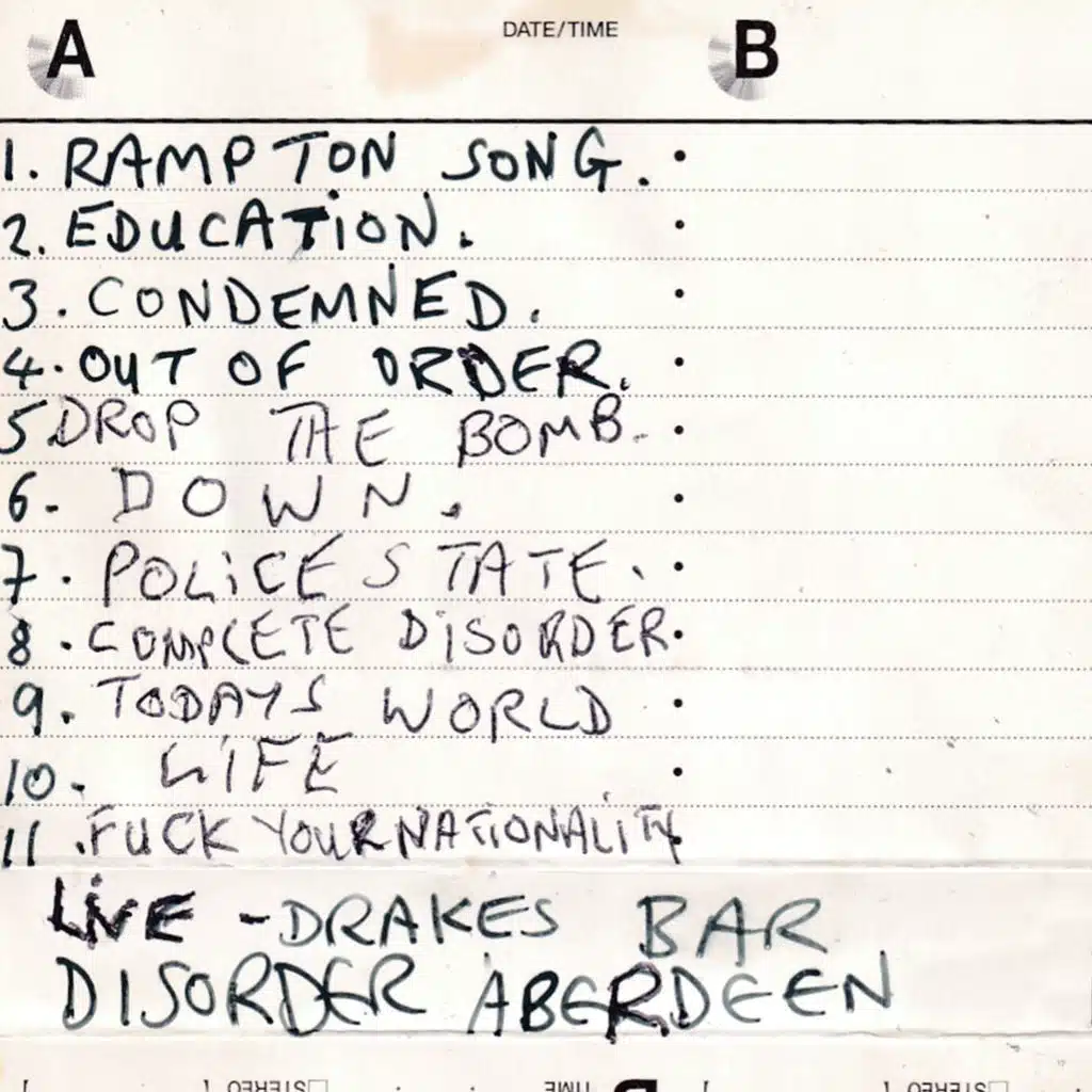 Drakes Bar, Aberdeen (Live)