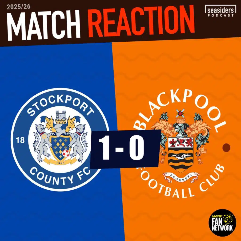 Stockport 1 - Blackpool 0 : REACTION