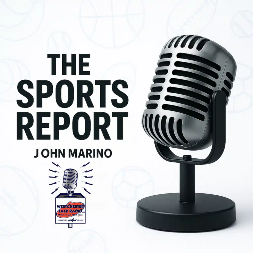 The Sports Report with John Marino, featuring former football icon and legendary boxing referee and Westchester Sports Hall -Of-Fame Inductee Jim Santa