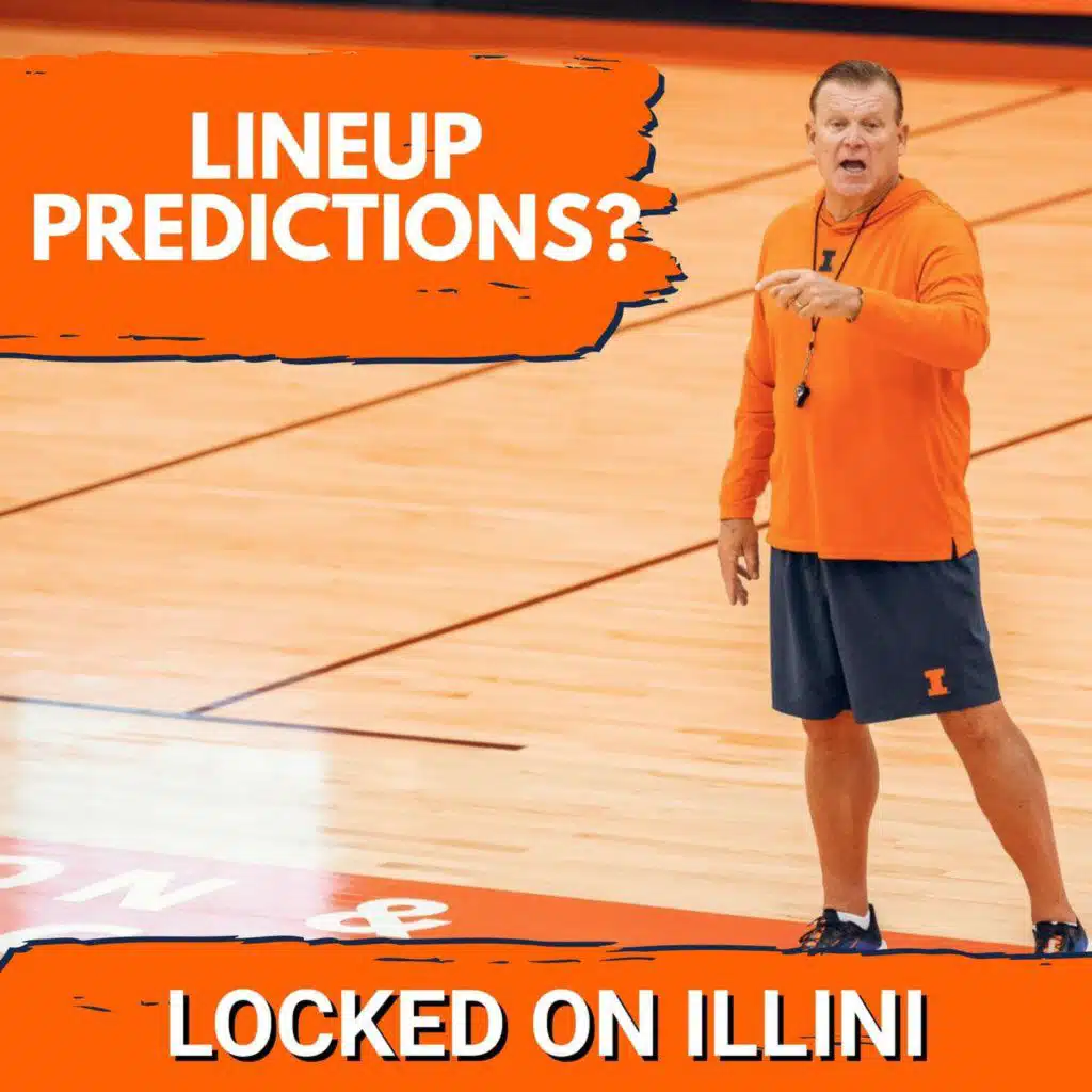 Who Starts for Illinois Basketball on Sunday? | FB Second Half Improvements? | Illini Podcast