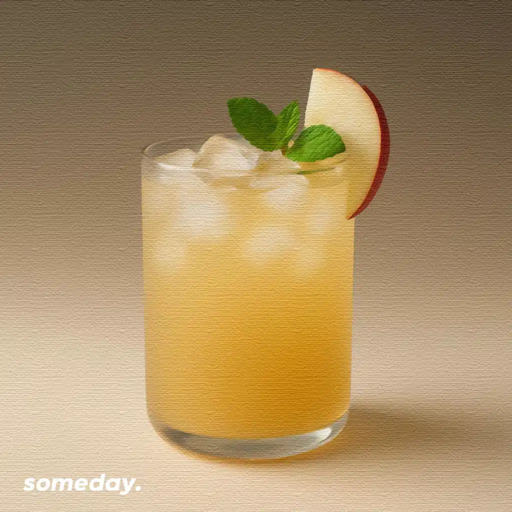apple breeze mocktail.