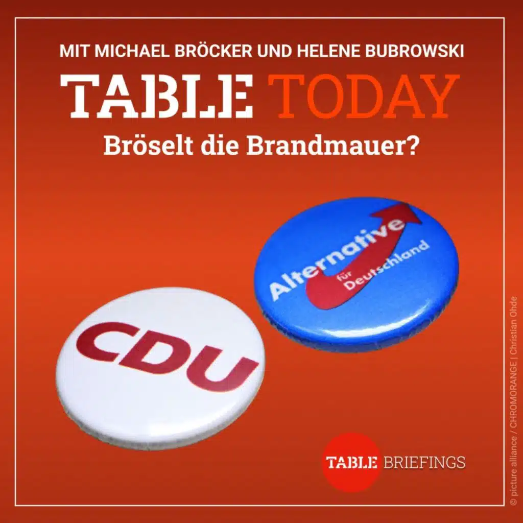 Bröselt die Brandmauer?