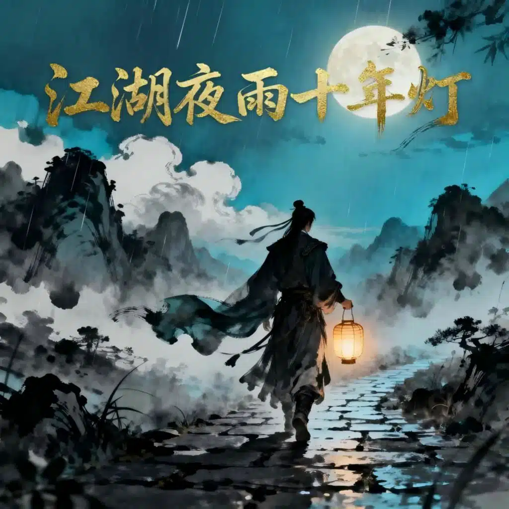 江湖夜雨十年灯
