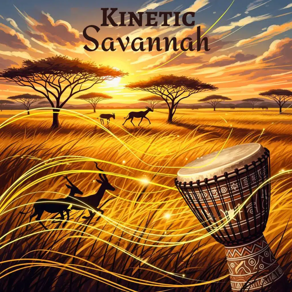 Kinetic Savannah with Ancestral Drum