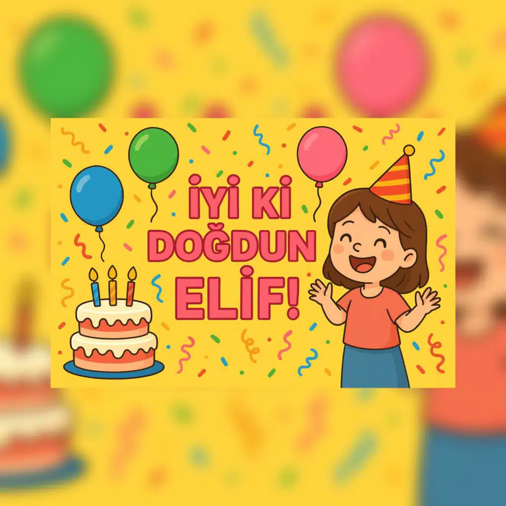 İyi Ki Doğdun Elif - Doğum Günü Partisi Şarkısı