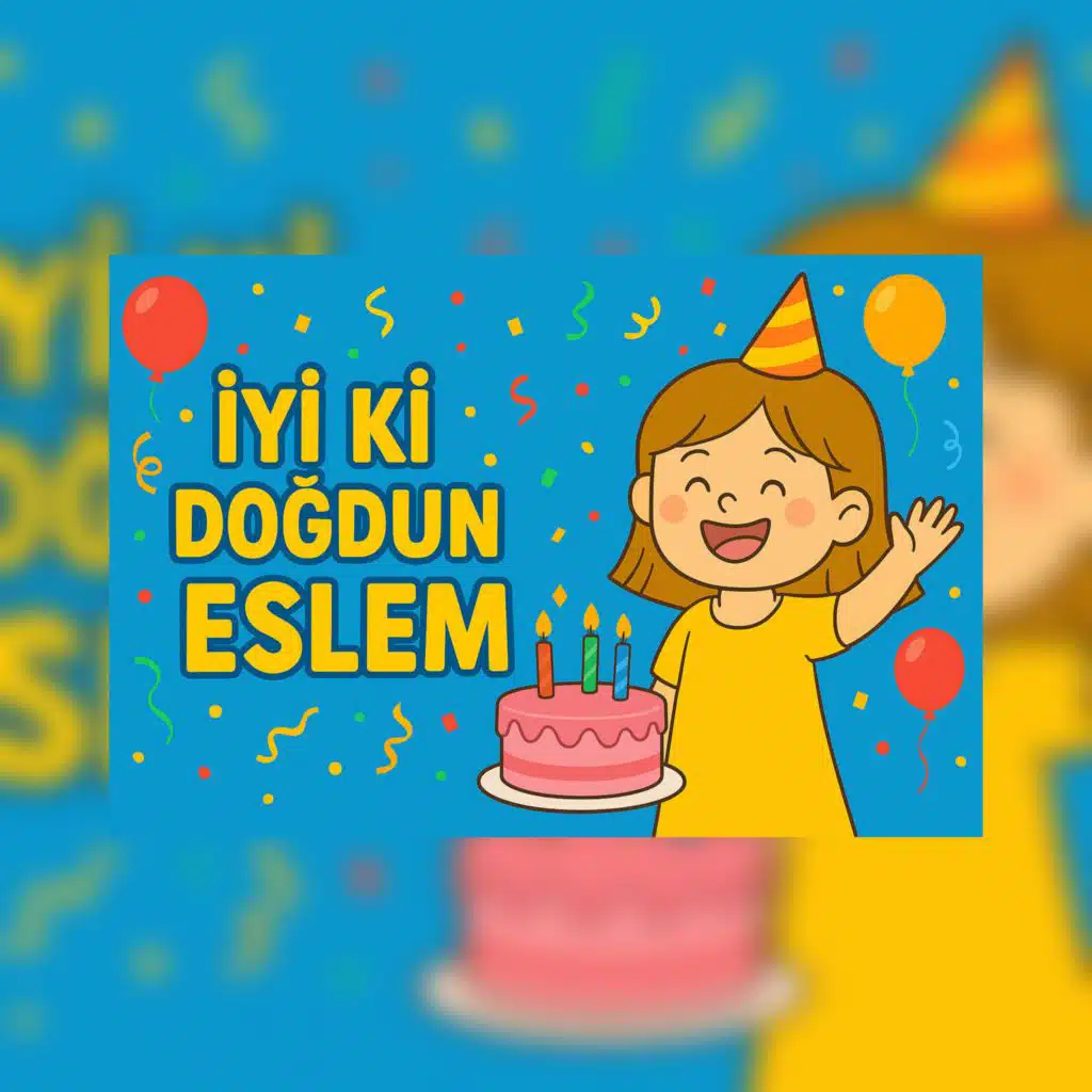İyi Ki Doğdun Eslem - Mutlu Doğum Günü Şarkısı