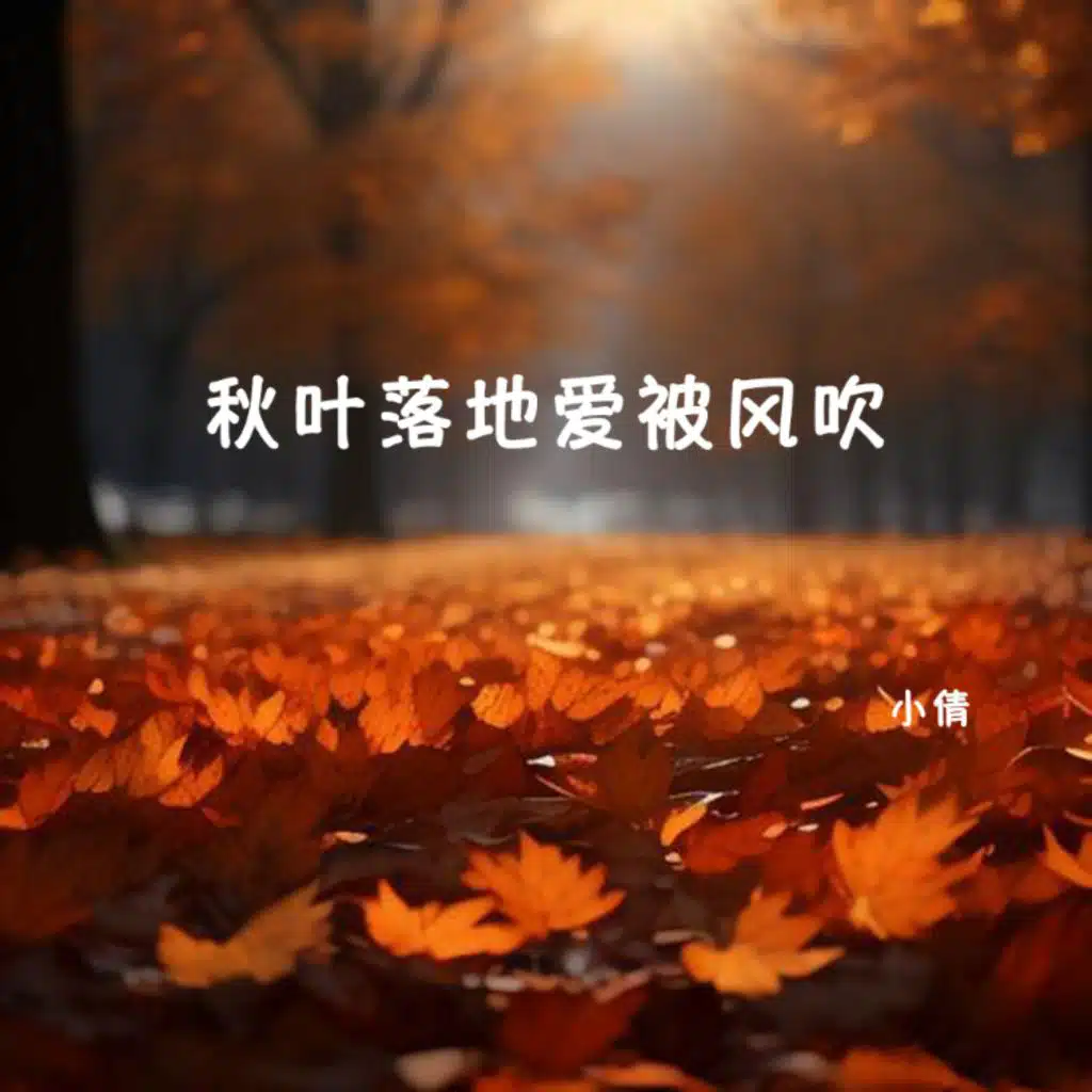 秋叶落地爱被风吹